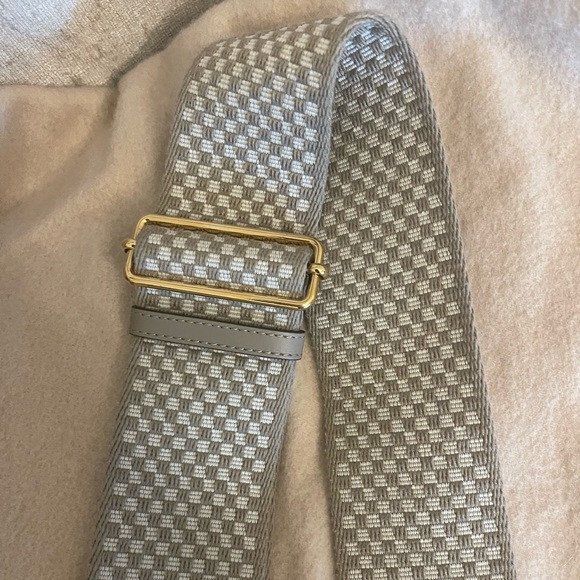 Fendi Strap You, Gingham Woven Adjustable Shoulder Strap - Picture 4 of 7